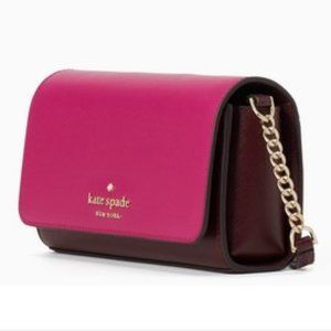 Kate Spade Staci Small Flap Crossbody Pink Multi